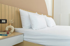 طقم ملاية كلاودي قطن 100% | 3 قطع | 300 خيط / ابيض