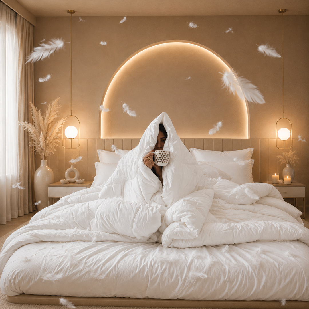 Cloudy Royal Down™ – لحاف الريش الطبيعي الفاخر