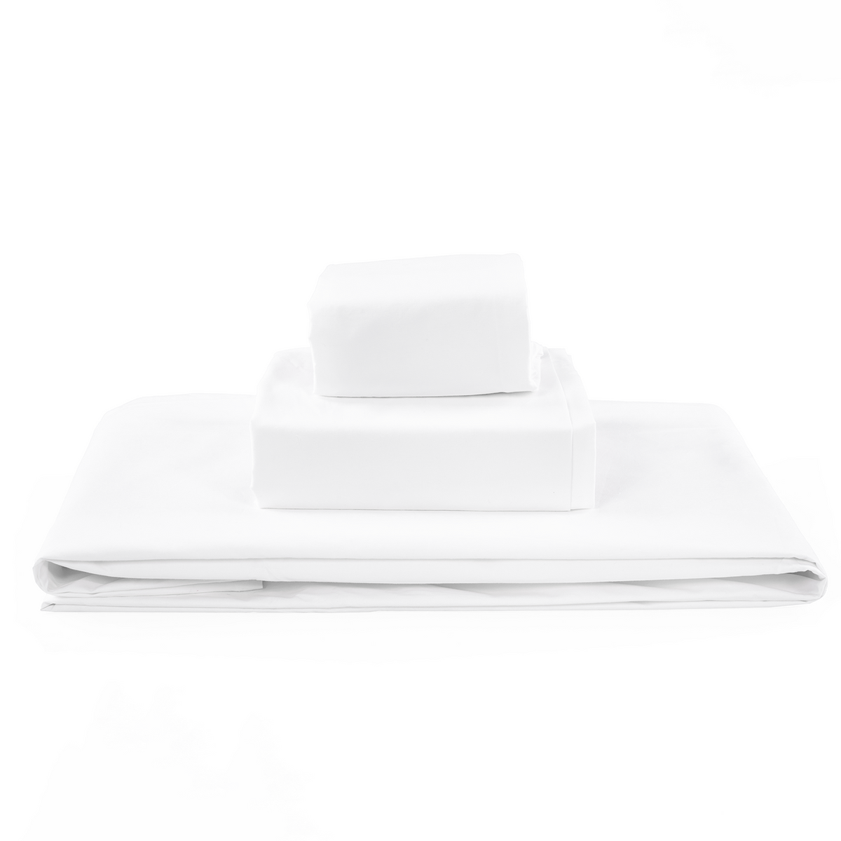 طقم ملاية كلاودي قطن 100% | 3 قطع | 300 خيط / ابيض