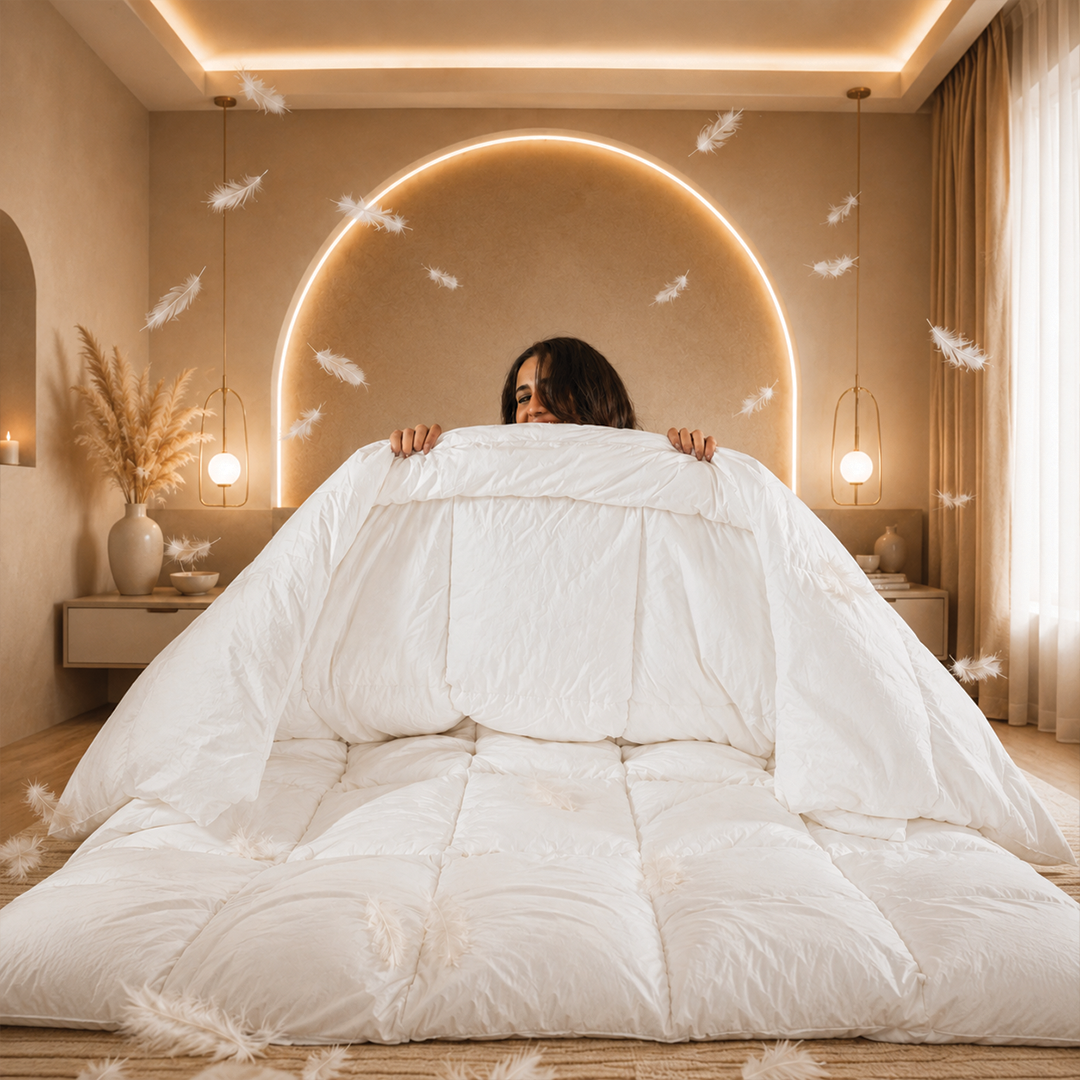 Cloudy Royal Down™ – لحاف الريش الطبيعي الفاخر