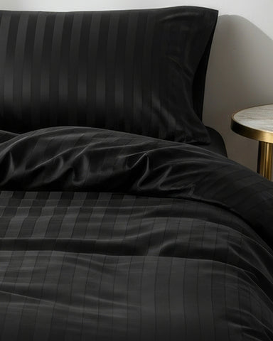 طقم كفر لحاف فندقي قطني فاخر مع 2 كيس خدادية