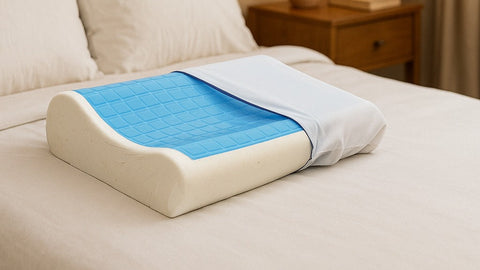 مخدة ميموري فوم جيل كونتور | ٤٠*٦٠ سم | ضمان ٣ سنوات