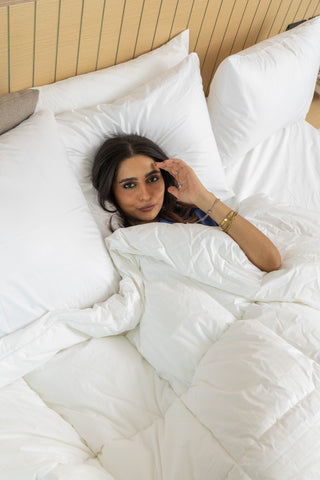 مخدة فندقية | مايكرو فايبر | ٧٠×٥٠ سم | ضمان ١٢ شهر