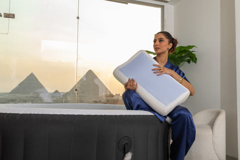 مخدة ميموري فوم جيل كونتور | ٤٠*٦٠ سم | ضمان ٣ سنوات