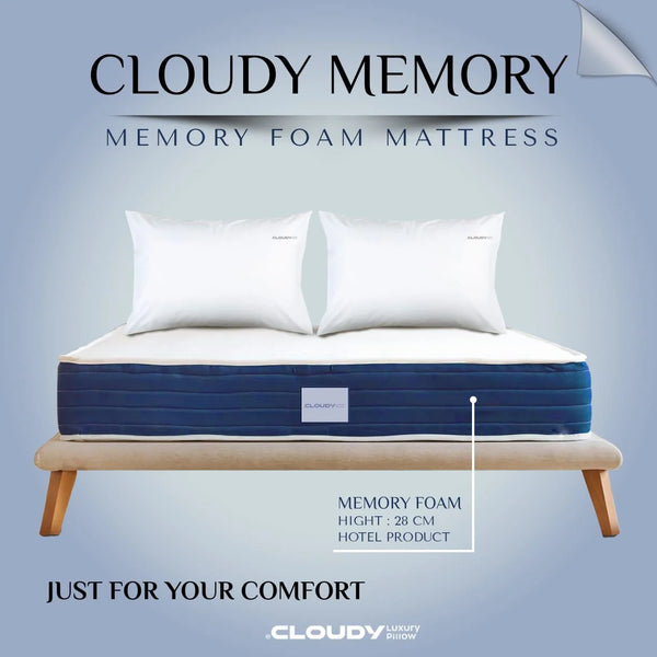 Memory Foam Mattress with pocket springs - Multiple Sizes